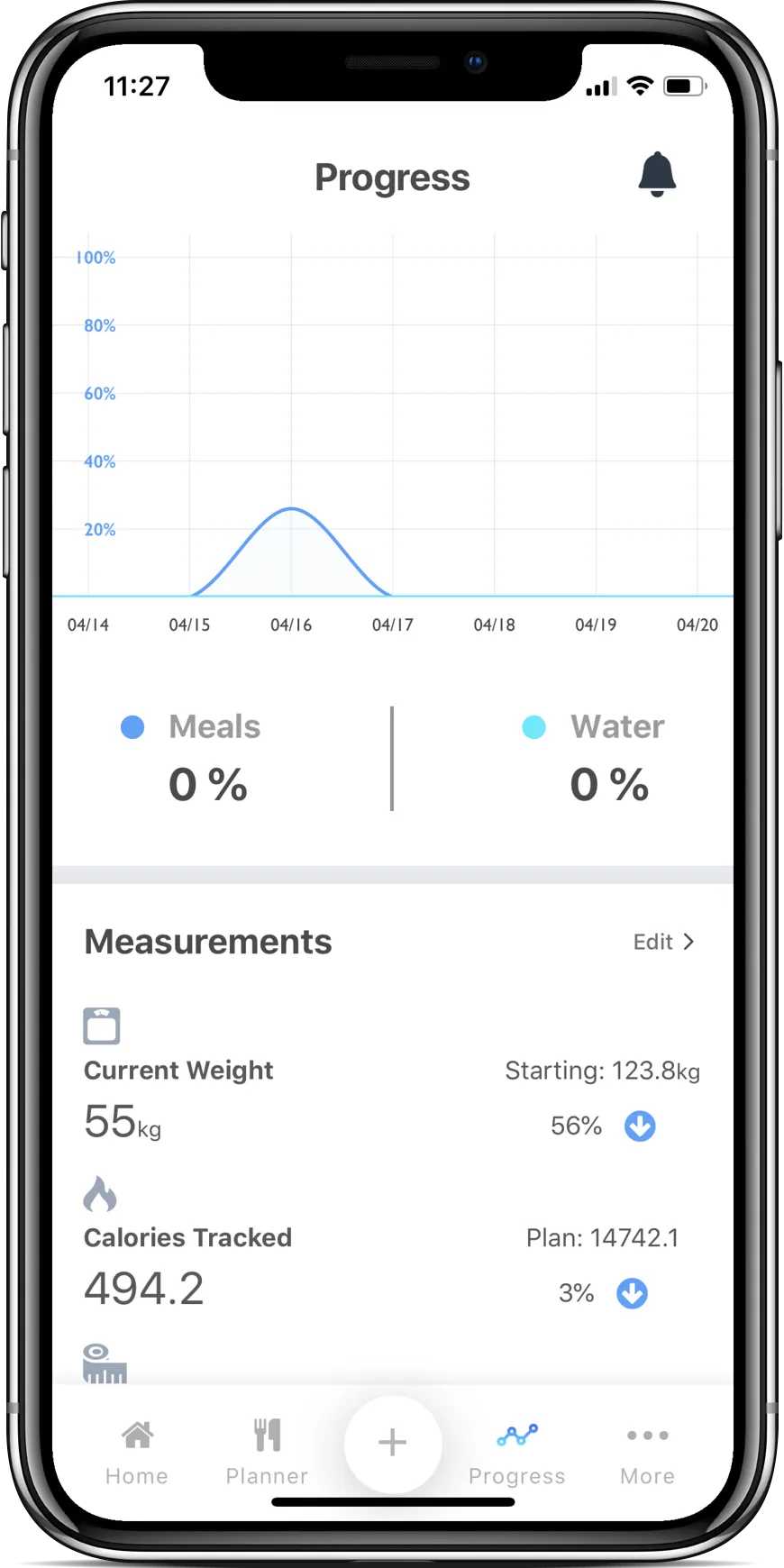G-Plans app dashboard displaying user progress tracking, workout schedules, and nutrition guidance in an intuitive mobile interface