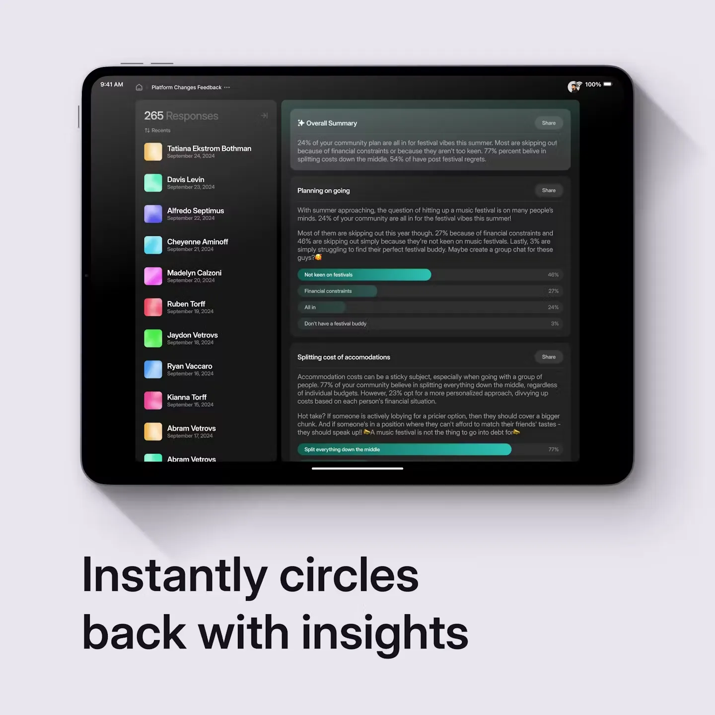 Yapz.app conversational AI interview in progress with real-time adaptive questions
